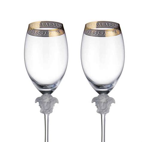 versace wine glasses rosenthal